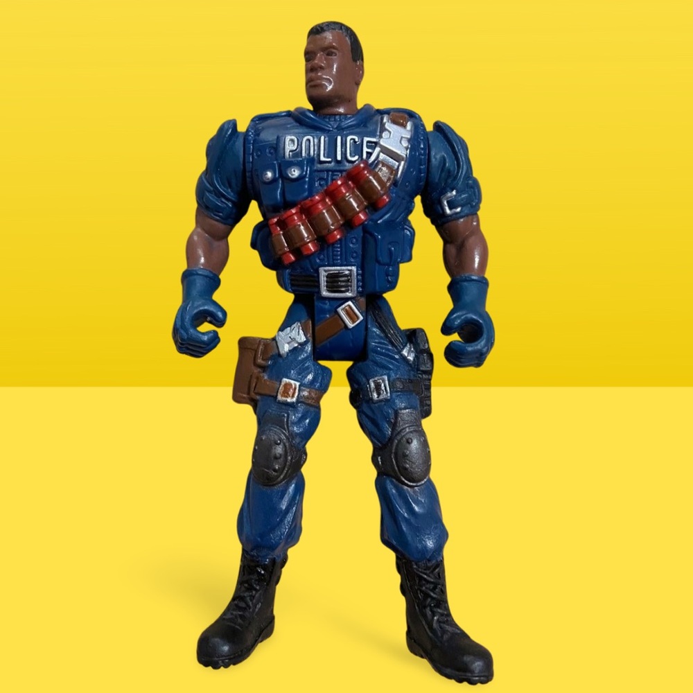 Vintage Military Police Action Figure Chap Mei Soldier Force Loose